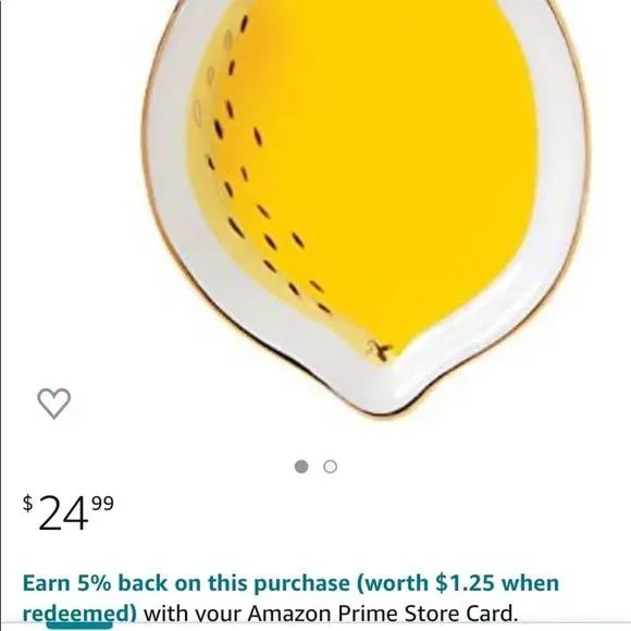 LEMON CERAMIC TRINKET DISH YELLOW NWT - Picture 7 of 8